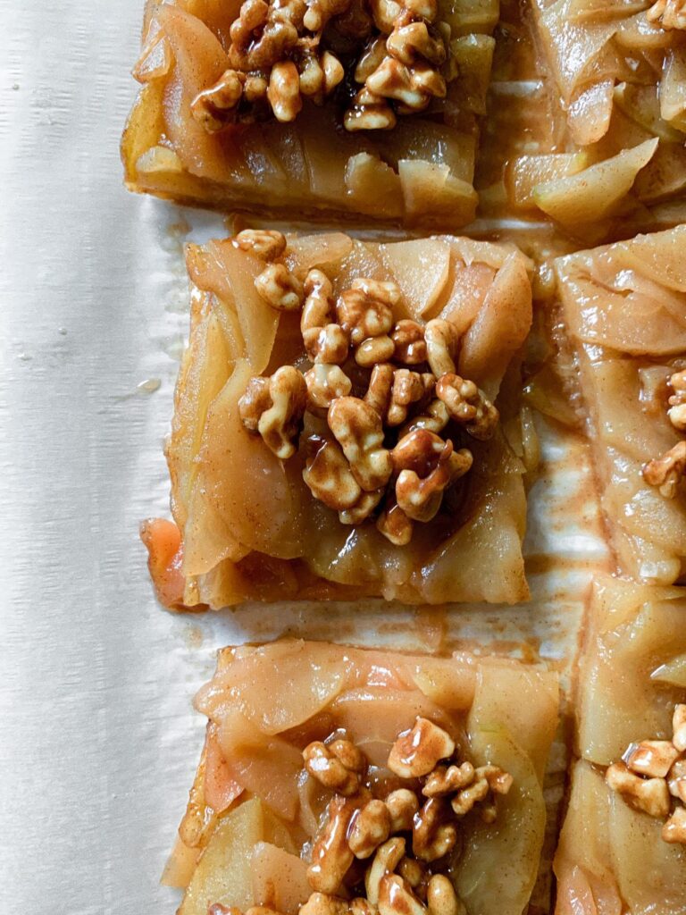 How to Make Apple Tarte Tatin with Candied Walnuts